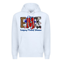 White emt emergency medical technician Premium Hoodie - OliviaCreatesArt