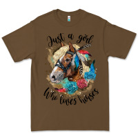 Cacao just a girl who loves horses haflinger Premium Tee - LillyAllenDesigns
