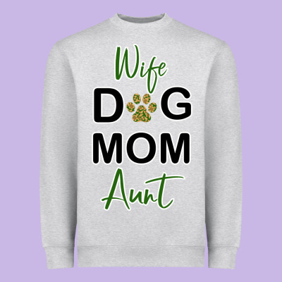 Wife Dog Mom Aunt Heavyweight Sweatshirt Designed By Bettercallsaul
