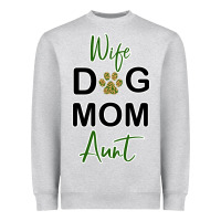 Heather Grey Wife Dog Mom Aunt Heavyweight Sweatshirt - Bettercallsaul