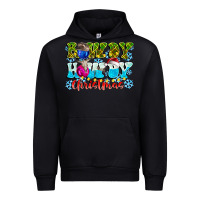 Black Rowdy Howdy Christmas Urban Hoodie - CowhideDigitalArt
