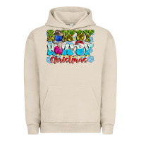 Pigment French Oak Rowdy Howdy Christmas Urban Hoodie - CowhideDigitalArt