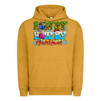 Pigment Peanut Butter Rowdy Howdy Christmas Urban Hoodie - CowhideDigitalArt
