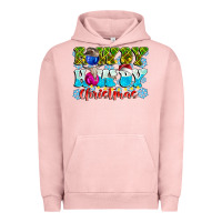 Pigment Salmon Rowdy Howdy Christmas Urban Hoodie - CowhideDigitalArt