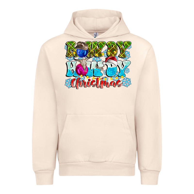 Rowdy Howdy Christmas Urban Hoodie by CowhideDigitalArt | Teevron