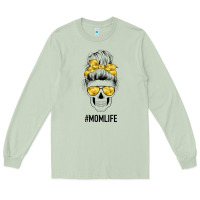 Matcha Yellow Flower Mom Skull Long Sleeve Tee - Bettercallsaul