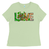 Matcha love luck with clover Ladies Tee - NancyCooperArtShop