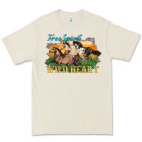 Bone free spirit wild heart 3 horses Premium Tee - LillyAllenDesigns