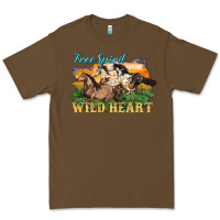Cacao free spirit wild heart 3 horses Premium Tee - LillyAllenDesigns