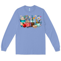 Colony Blue teacher coffee cups Long Sleeve Tee - RanaPortraitStore