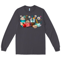 Smoke teacher coffee cups Long Sleeve Tee - RanaPortraitStore