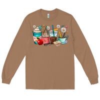 Toasted Coconut teacher coffee cups Long Sleeve Tee - RanaPortraitStore