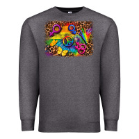 Charcoal Heather lgbtq background Premium Sweatshirt - FaDigitalArtStudio