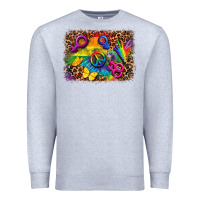 Heather Grey lgbtq background Premium Sweatshirt - FaDigitalArtStudio