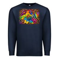 Navy lgbtq background Premium Sweatshirt - FaDigitalArtStudio