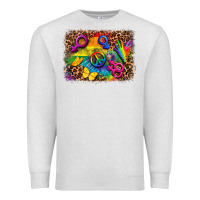 Oatmeal Heather lgbtq background Premium Sweatshirt - FaDigitalArtStudio