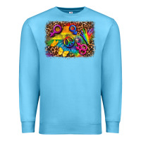 Ocean Blue lgbtq background Premium Sweatshirt - FaDigitalArtStudio