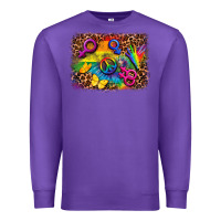 Purple lgbtq background Premium Sweatshirt - FaDigitalArtStudio