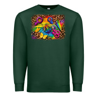 Sports Green lgbtq background Premium Sweatshirt - FaDigitalArtStudio