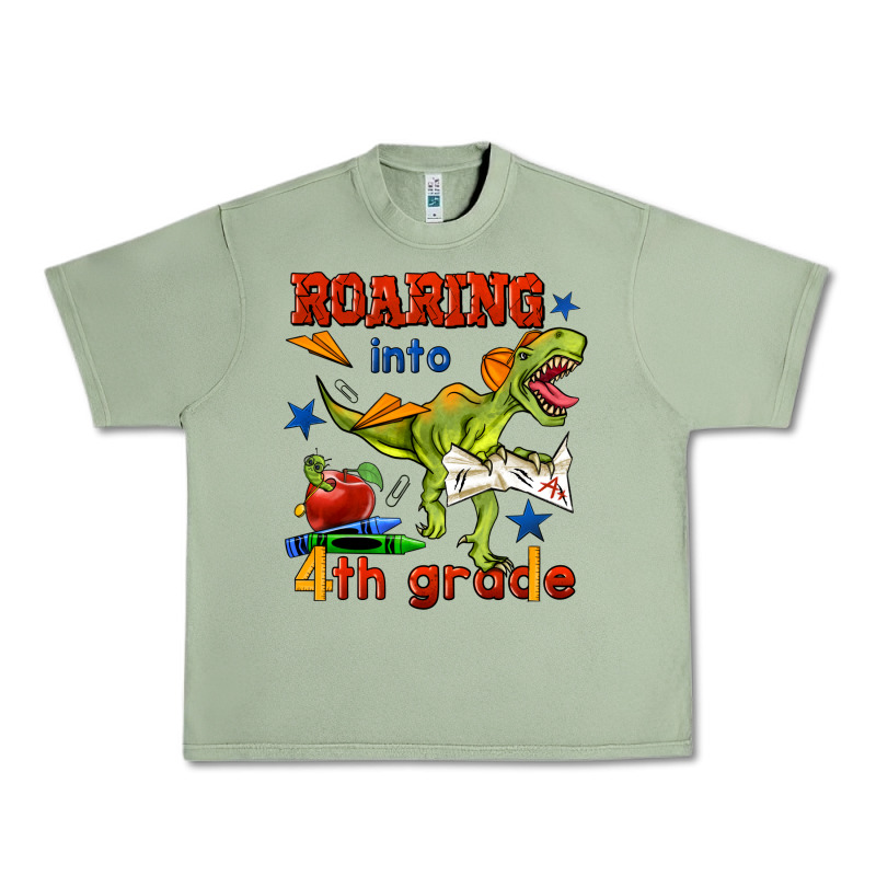 Roaring Into 4th Grade Urban Heavy Tee by BundleAndBundleShop | Teevron