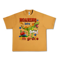 Peanut Butter roaring into 4th grade Urban Heavy Tee - BundleAndBundleShop