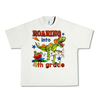 Pistachio roaring into 4th grade Urban Heavy Tee - BundleAndBundleShop
