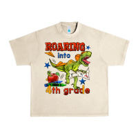 Sandshell roaring into 4th grade Urban Heavy Tee - BundleAndBundleShop