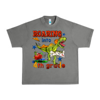 Tornado roaring into 4th grade Urban Heavy Tee - BundleAndBundleShop