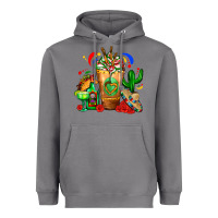 Storm Mexican Cold Drink With Cactus Sombrero And Tequil Heavyweight Hoodie - FaDigitalArtStudio
