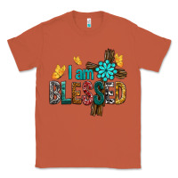 Copper I Am Blessed Cross Classic Tee - BundleAndBundleShop