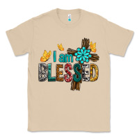 Mushroom I Am Blessed Cross Classic Tee - BundleAndBundleShop