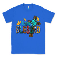 True Royal I Am Blessed Cross Classic Tee - BundleAndBundleShop
