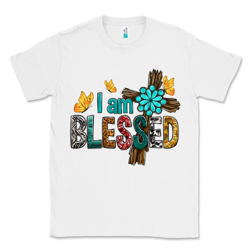I Am Blessed Cross Classic Tee by BundleAndBundleShop | Teevron