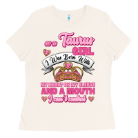 Bone as a taurus girl zodiac girls Ladies Tee - Jasminsmagicworld