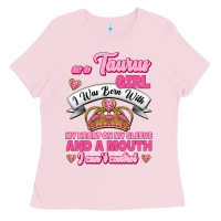 Bubblegum Pink as a taurus girl zodiac girls Ladies Tee - Jasminsmagicworld