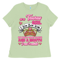 Matcha as a taurus girl zodiac girls Ladies Tee - Jasminsmagicworld