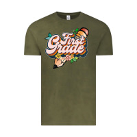 Vintage Olive first grade Vintage Tee - JahusDesignShop
