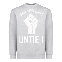 Heather Grey Bad Spellers Heavyweight Sweatshirt - Bettercallsaul