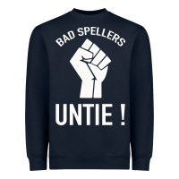 Navy Bad Spellers Heavyweight Sweatshirt - Bettercallsaul