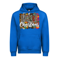 Cobalt Western Merry Christmas Urban Hoodie - CowhideDigitalArt