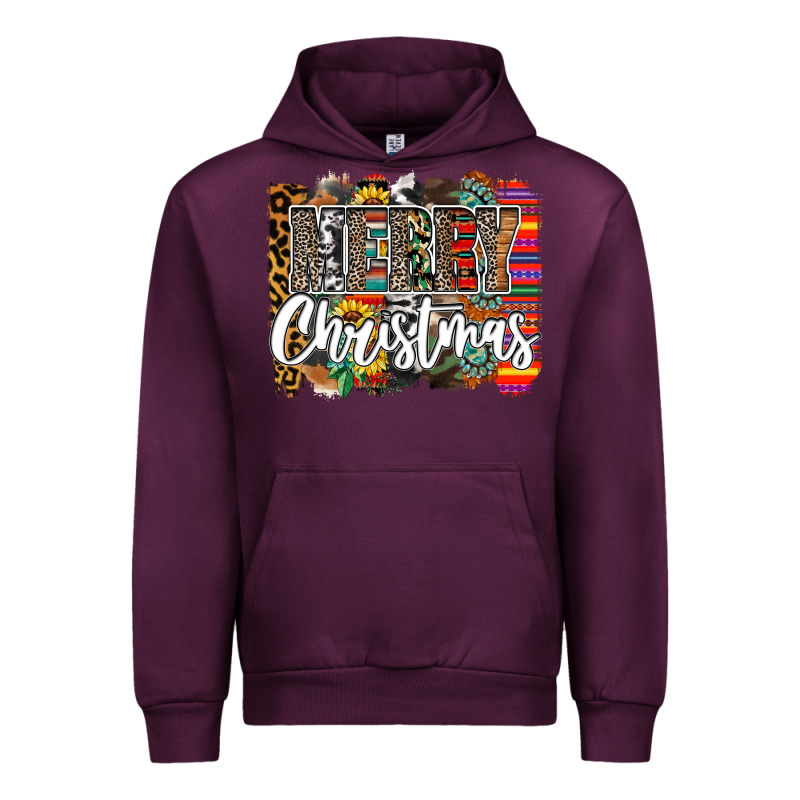 Western Merry Christmas Urban Hoodie by CowhideDigitalArt | Teevron