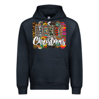 Navy Western Merry Christmas Urban Hoodie - CowhideDigitalArt