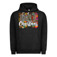 Pigment Black Western Merry Christmas Urban Hoodie - CowhideDigitalArt