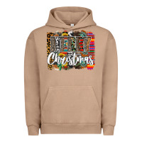 Pigment Burro Western Merry Christmas Urban Hoodie - CowhideDigitalArt