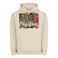Pigment French Oak Western Merry Christmas Urban Hoodie - CowhideDigitalArt