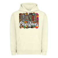 Pigment Pistachio Western Merry Christmas Urban Hoodie - CowhideDigitalArt