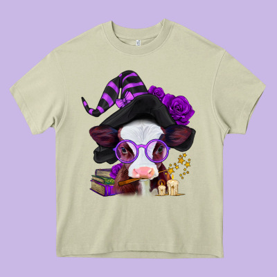 Halloween Baby Calf Heavy Core Tee Designed By Jasminsmagicworld