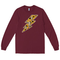 Burgundy Sunflower and Skull Lightning Long Sleeve Tee - Bettercallsaul