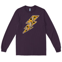 Plum Sunflower and Skull Lightning Long Sleeve Tee - Bettercallsaul