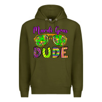 Army Green mardi gras dude olivia Premium Hoodie - OliviaCreatesArt